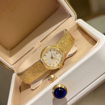 Rolex Vintage 1950 Precision Series Diamond Shining 20mm Gold/Silver Strap Watch